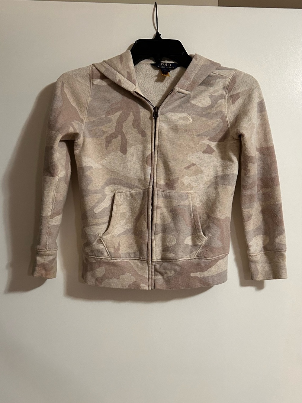 Polo by Ralph Lauren Kids Beige Camo Zip Hoodie